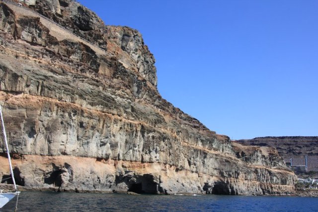 m_Anchorage Beneath Cliffs Puerto Mogan