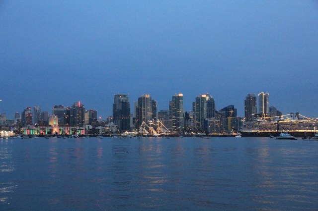 San Diego City Lights-squashed